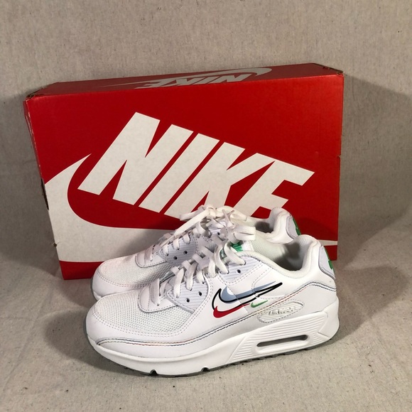 Boys Kid's Nike Air Max 90 GS 'Swoosh Pack' Sneaker - Picture 2 of 6